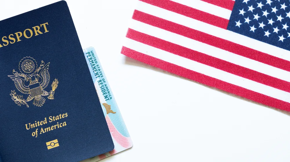 A United States passport.